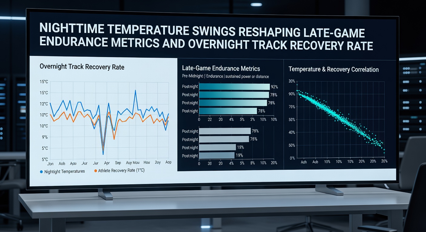 Track surface and horse recovery analysis under cooling nighttime conditions