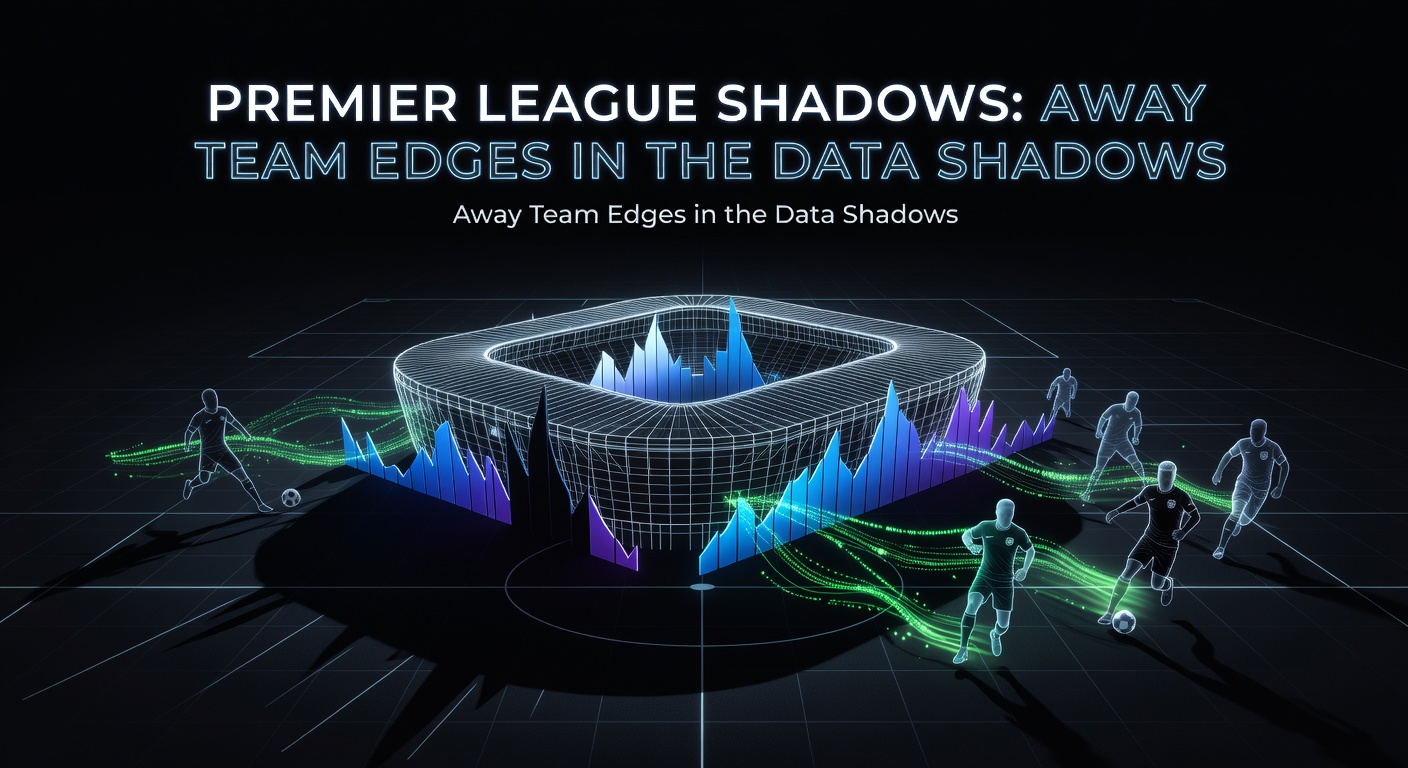 Graph showing away team performance metrics in Premier League matches over multiple seasons, highlighting subtle statistical edges in key areas like expected goals and counter-attacks