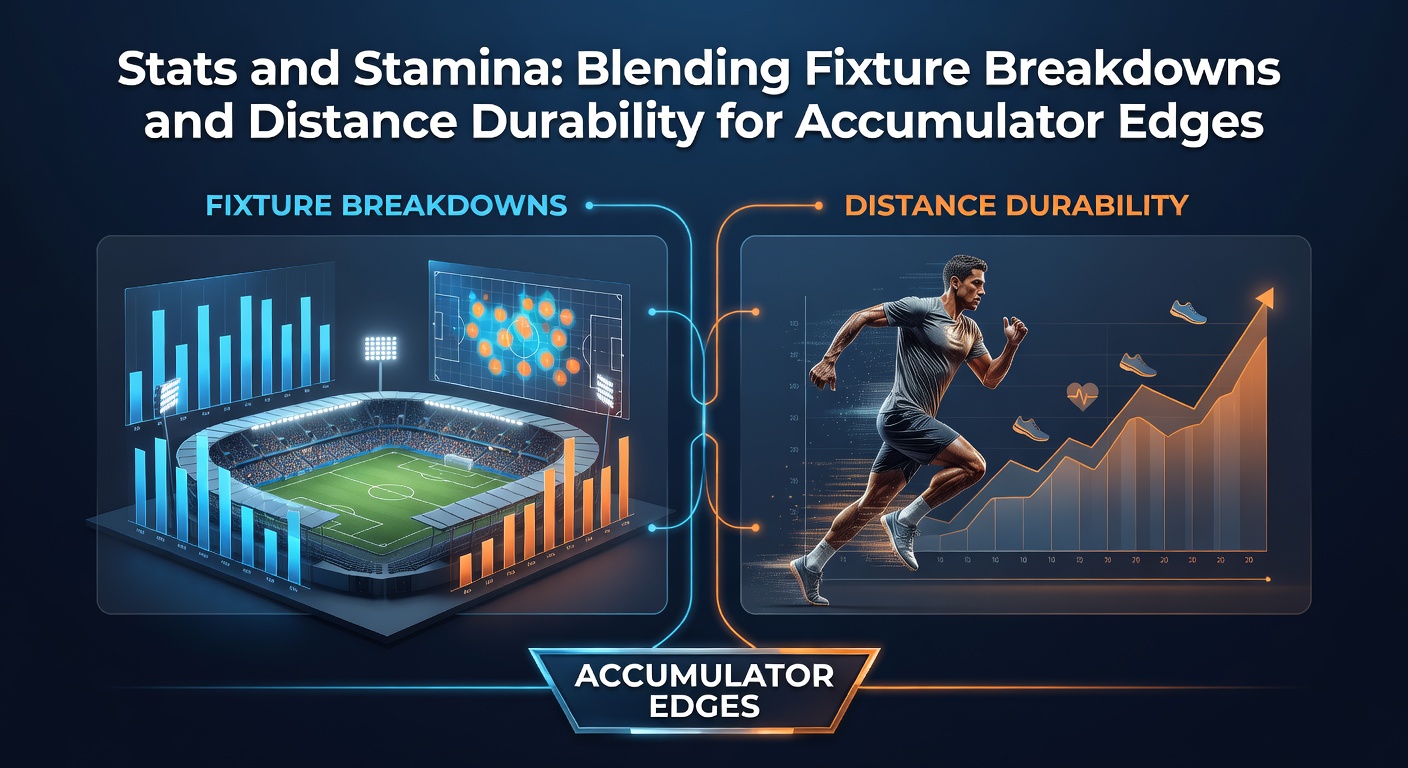A split-image graphic showing a crowded soccer fixture calendar on one side and a horse racing stamina chart on the other, highlighting data overlaps for bettors