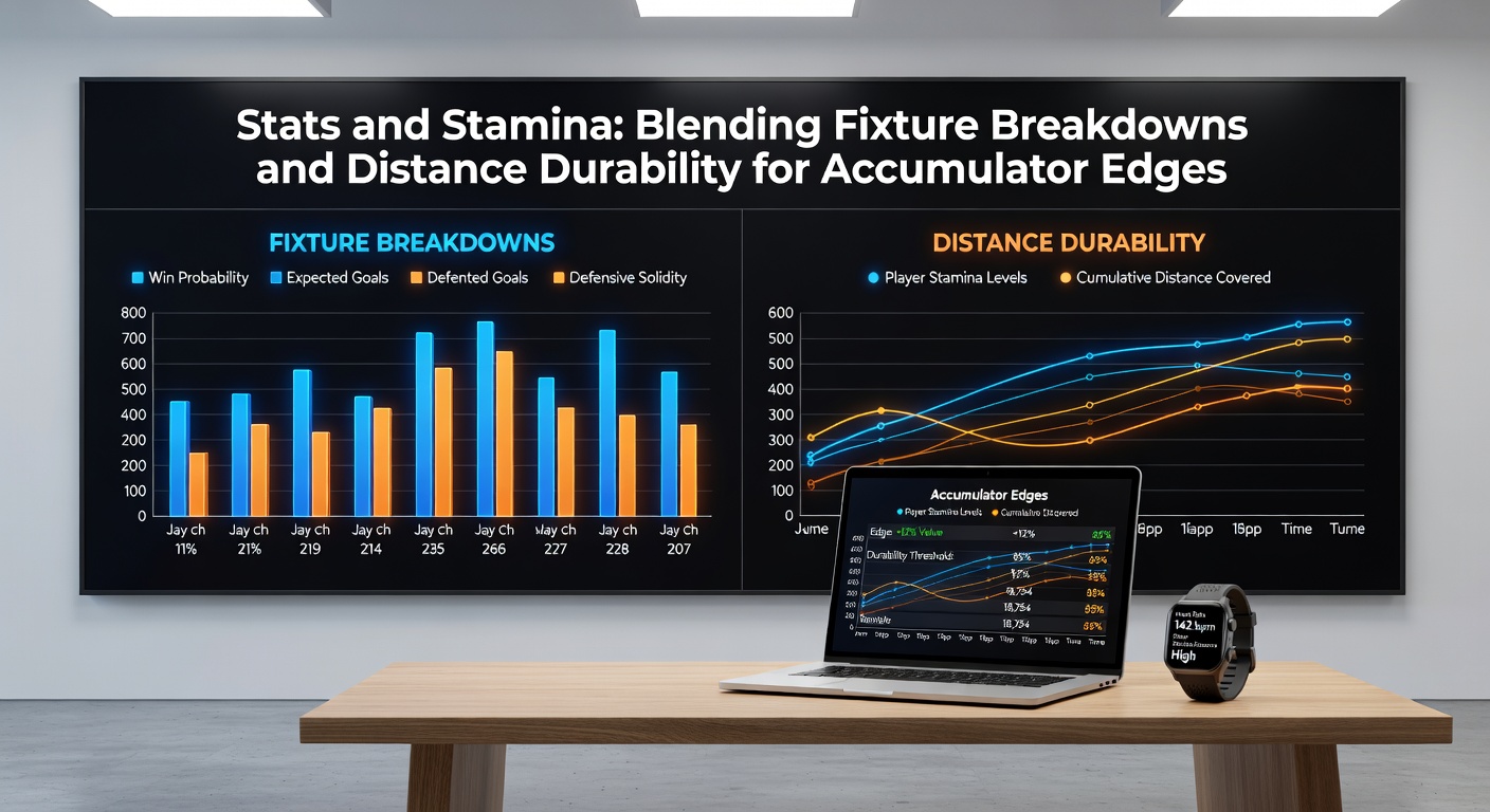 Data visualization overlay of soccer fixture calendars intersecting with horse racing distance performance graphs, illustrating blended betting strategies